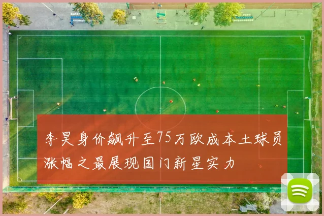 李昊身价飙升至75万欧成本土球员涨幅之最展现国门新星实力